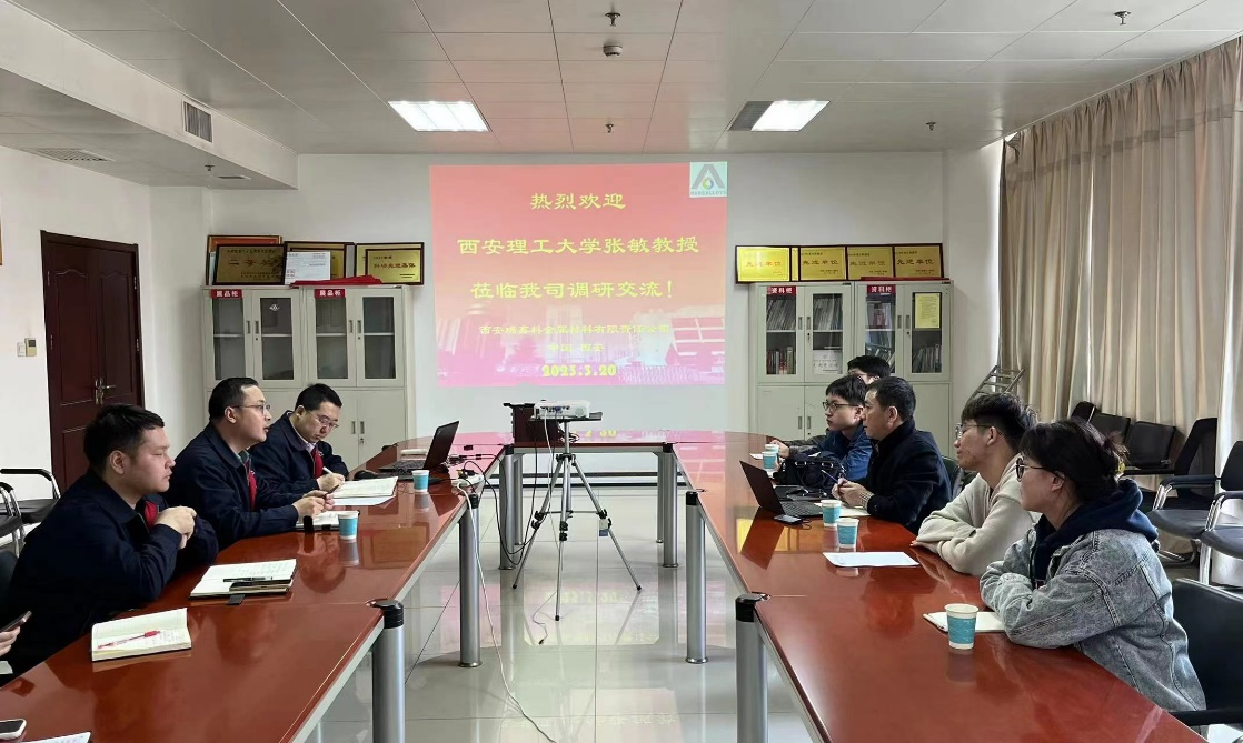 西安理工大學張敏教授應邀來我司進行（háng）學術交流